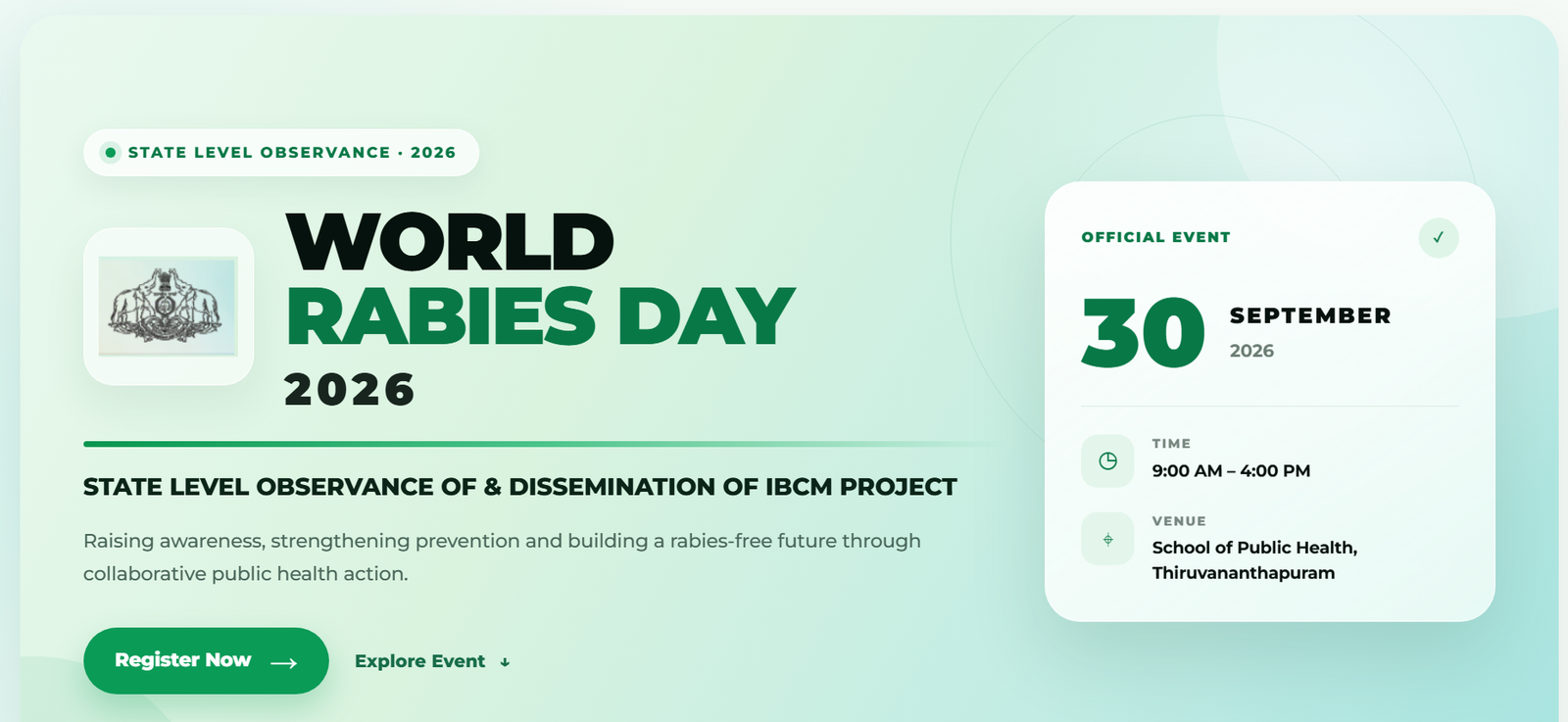World Rabies Day 2026